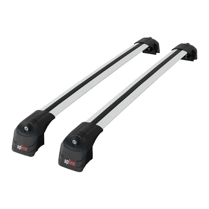 Compatible avec Jeep Grand Cherokee 4 (WK2) 2011-2020 ACE-2 modèle Barres de Toit Railing Porte-Bagages de Voiture Gris Aluminium Barres