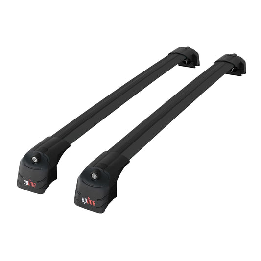 Compatible avec Jeep Grand Cherokee 4 (WK2) 2011-2020 ACE-2 modèle Barres de Toit Railing Porte-Bagages de Voiture Noir Aluminium Barres