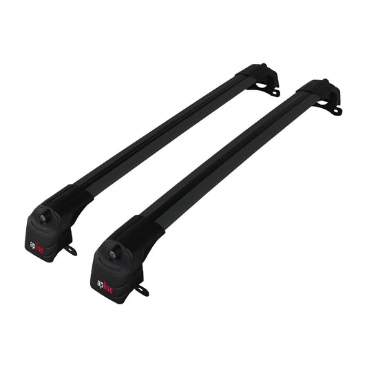 Compatible avec Honda CR-V 5 2017-2022 ACE-2 modèle Barres de Toit Railing Porte-Bagages de Voiture Noir Aluminium Barres
