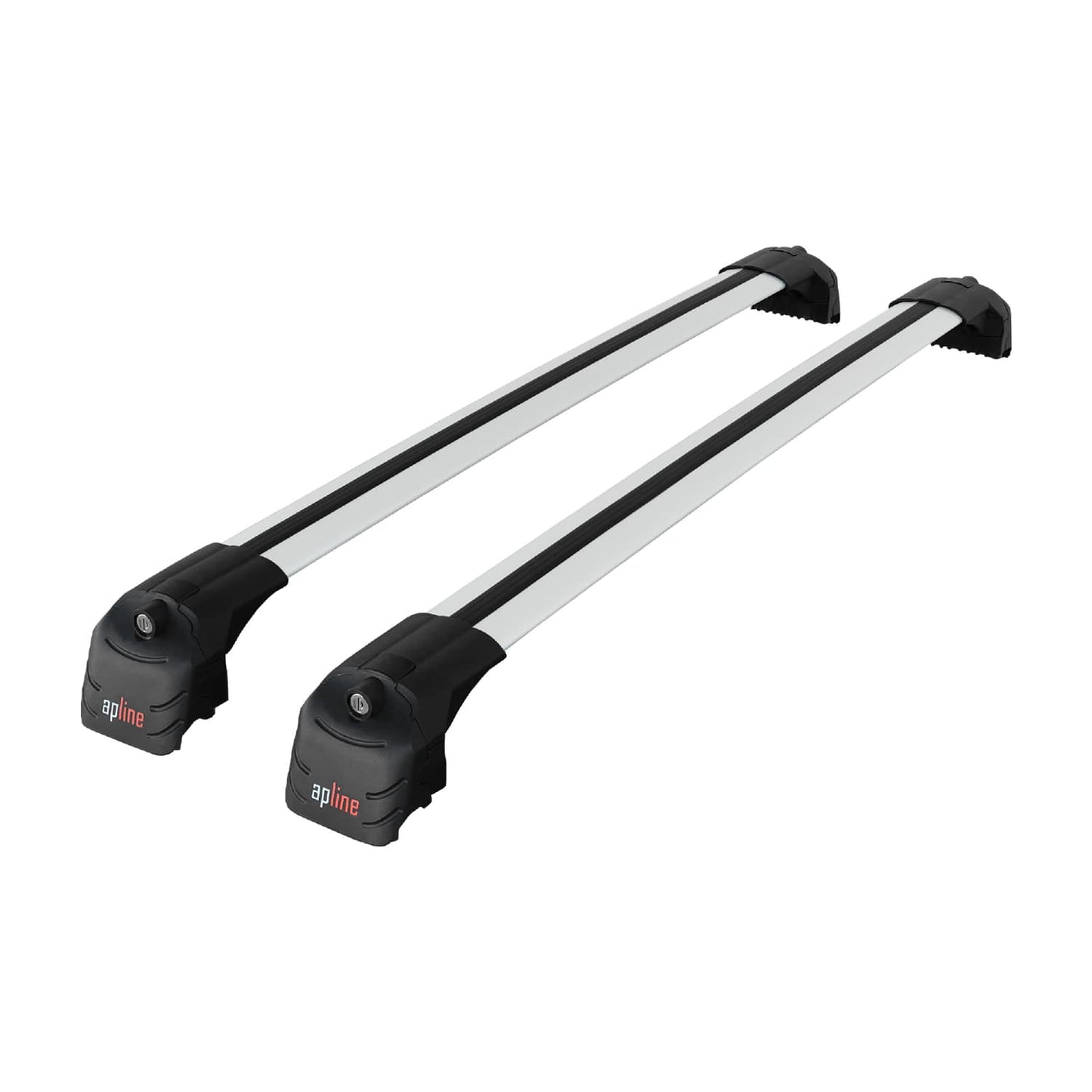 Compatible avec Audi Q7 (4M) 2015-2026 ACE-2 modèle Barres de Toit Railing Porte-Bagages de Voiture Gris Aluminium Barres