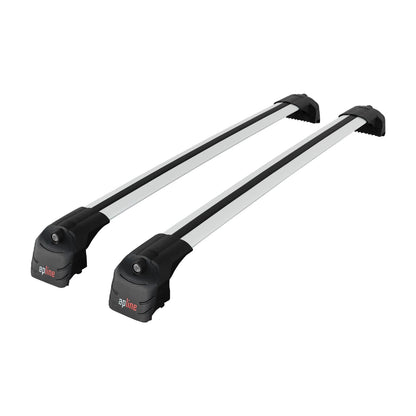 Compatible avec Audi Q7 (4M) 2015-2026 ACE-2 modèle Barres de Toit Railing Porte-Bagages de Voiture Gris Aluminium Barres