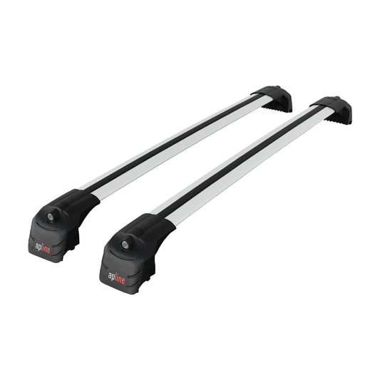 Compatible avec Audi Q7 (4M) 2015-2026 ACE-2 modèle Barres de Toit Railing Porte-Bagages de Voiture Gris Aluminium Barres