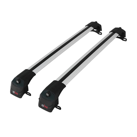 Compatible avec Chevrolet Suburban 2015-2020 ACE-2 modèle Barres de Toit Railing Porte-Bagages de Voiture Gris Aluminium Barres