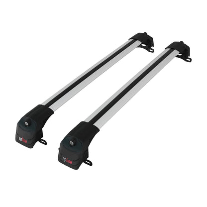 Compatible avec Cadillac Escalade 2015-2020 ACE-2 modèle Barres de Toit Railing Porte-Bagages de Voiture Gris Aluminium Barres