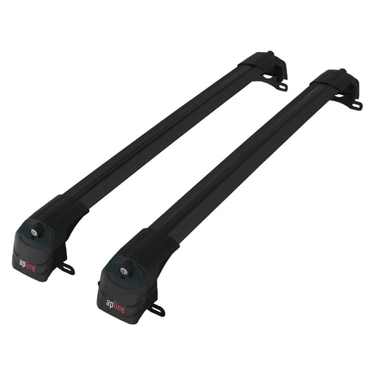 Compatible avec Cadillac XT5 2016-2024 ACE-2 modèle Barres de Toit Railing Porte-Bagages de Voiture Noir Aluminium Barres
