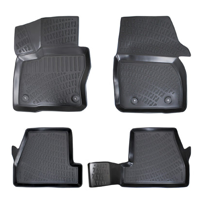 Compatible avec Ford Focus 3 (C346) Pre-Facelift 2011-2014 4D Tapis de Voiture Noir