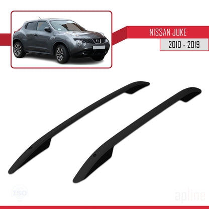 Compatible avec Nissan Juke (F15) 2010-2019 (Empattement Court L1/H1) Rails de Toit Porte-bagages sur le Toit (Modèle Adhésif) Noir