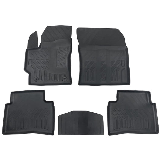 Compatible avec Toyota Corolla 12 (E210) Berline 2019-2022 4D Tapis de Voiture Noir