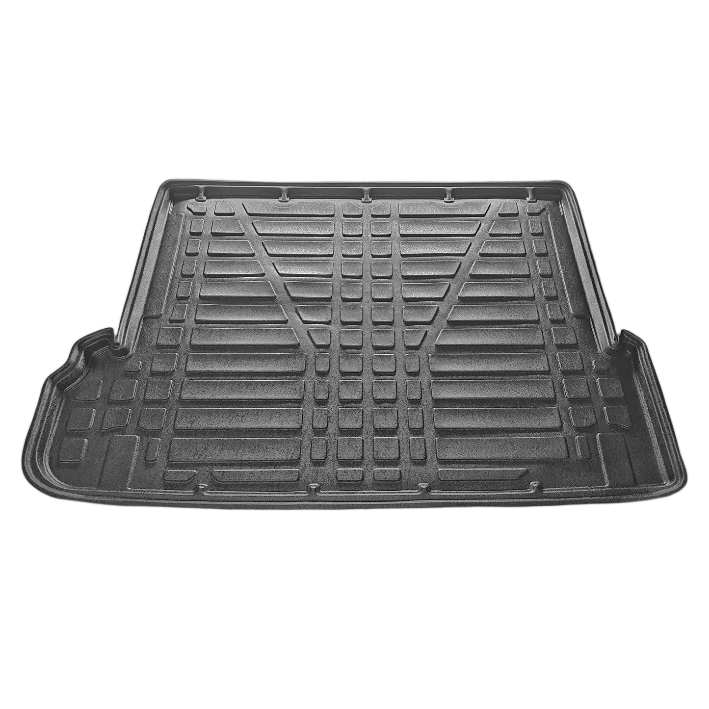 Compatible avec Toyota Land Cruiser Prado (J150) (7 Koltuk) 2010-2023 Flexible Tapis de Coffre Plancher de Chargement Noir
