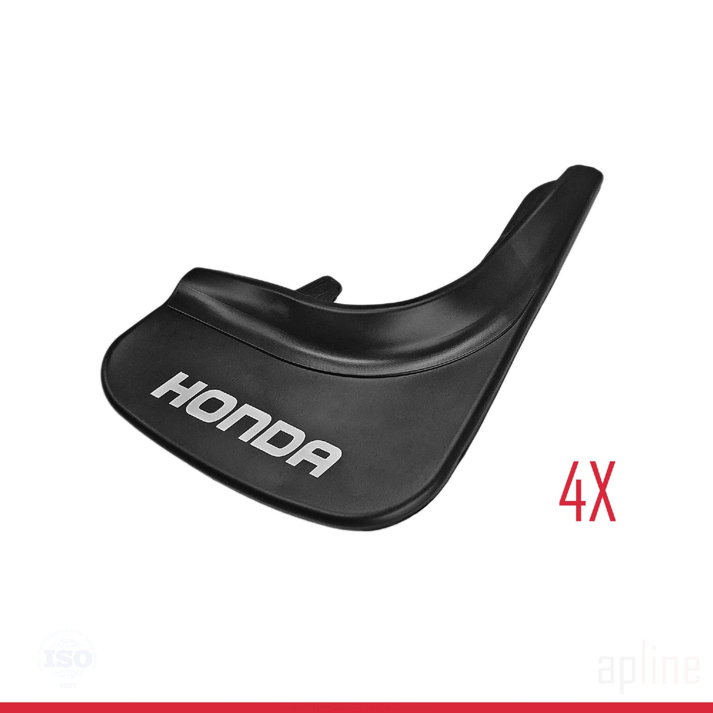 Compatible avec Honda Jeu de Bavettes Garde-boue Avant et Arrière de Voiture 4 Pcs Noir
