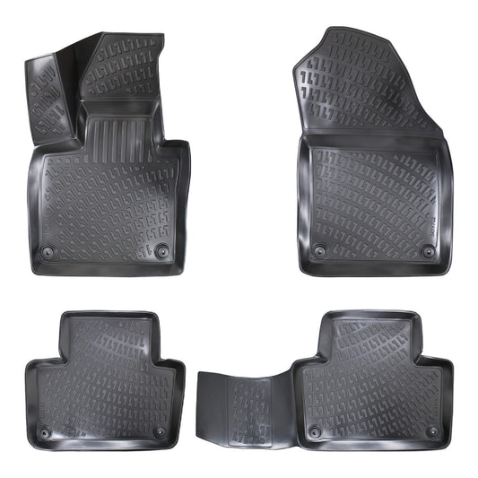 Compatible avec Volvo XC90 II 2015-2025 4D Tapis de Voiture Noir