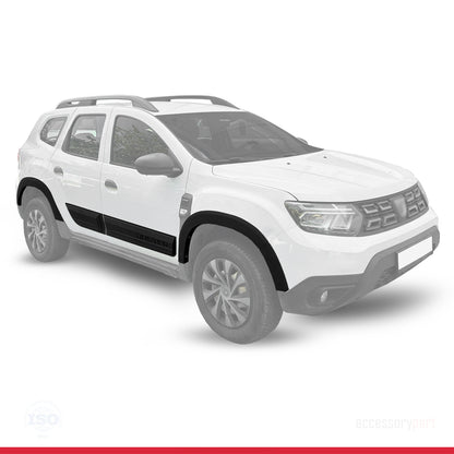 Compatible avec Dacia Duster 2018-2024 Fender Protecteur de Passage de roue pare-chocs Garde-boue et protection laterale Protection de la carrosserie voiture Kit NOİR