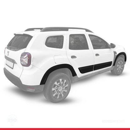Compatible avec Dacia Duster 2018-2024 Fender Protecteur de Passage de roue pare-chocs Garde-boue et protection laterale Protection de la carrosserie voiture Kit NOİR