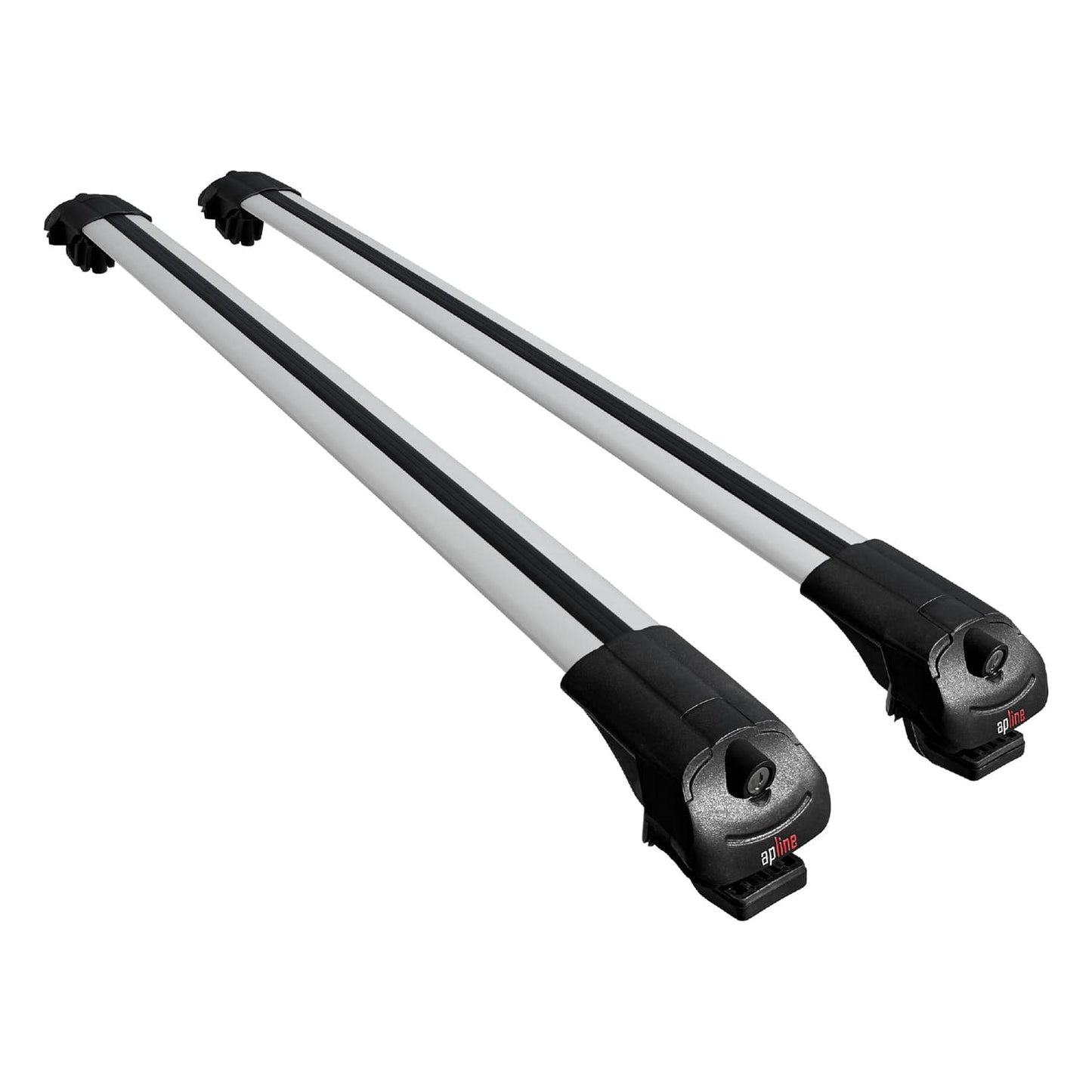 Compatible avec Kia Borrego (HM) 2008-2019 ACE-1 Barres de Toit Railing Porte-Bagages de Voiture Gris Aluminium 2 Barres