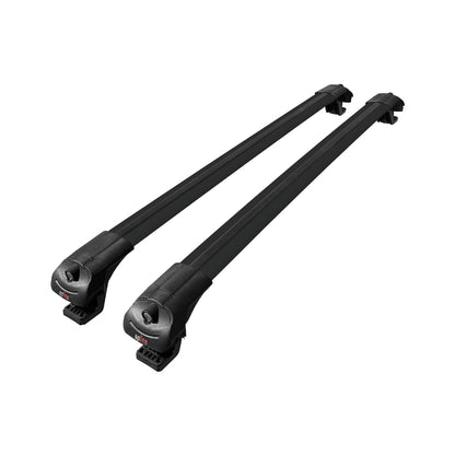 Compatible with Renault Duster (HS) Post-Facelift 2014-2017 ACE-1 Car Roof Rack Cross Bar Black Aluminium 2 Bars