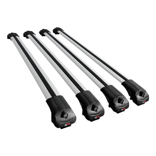 Compatible avec Mercedes Vito 2 (W639) Pre-Facelift 2003-2010 ACE-1 Barres de Toit Railing Porte-Bagages de Voiture Gris Aluminium 4 Barres
