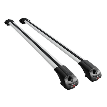 Compatible avec Nissan Qashqai 2 (J11) Pre-Facelift 2014-2017 ACE-1 Barres de Toit Railing Porte-Bagages de Voiture Gris Aluminium 2 Barres