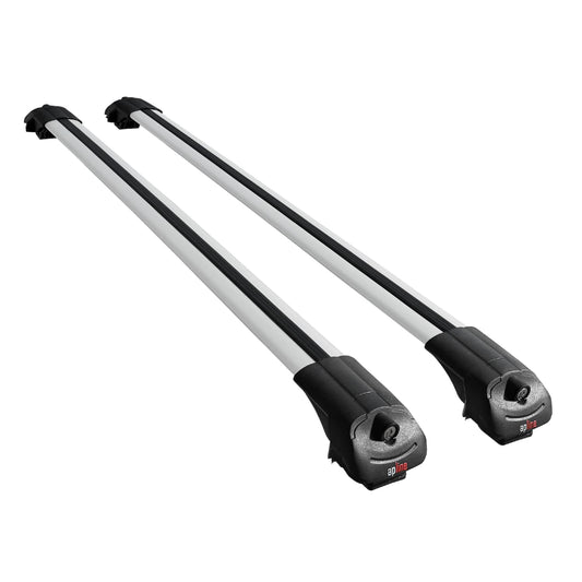 Compatible avec Mazda 6 II (GZ) Wagon 2008-2012 ACE-1 Barres de Toit Railing Porte-Bagages de Voiture Gris Aluminium 2 Barres
