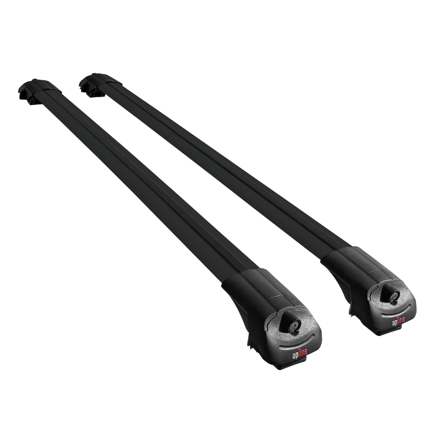 Compatible avec VW Golf Mk6 Wagon 2010-2014 ACE-1 Barres de Toit Railing Porte-Bagages de Voiture Noir Aluminium 2 Barres