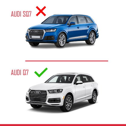 Compatible avec Audi Q7 (4M) 2015-2026 ACE-2 modèle Barres de Toit Railing Porte-Bagages de Voiture Noir Aluminium Barres