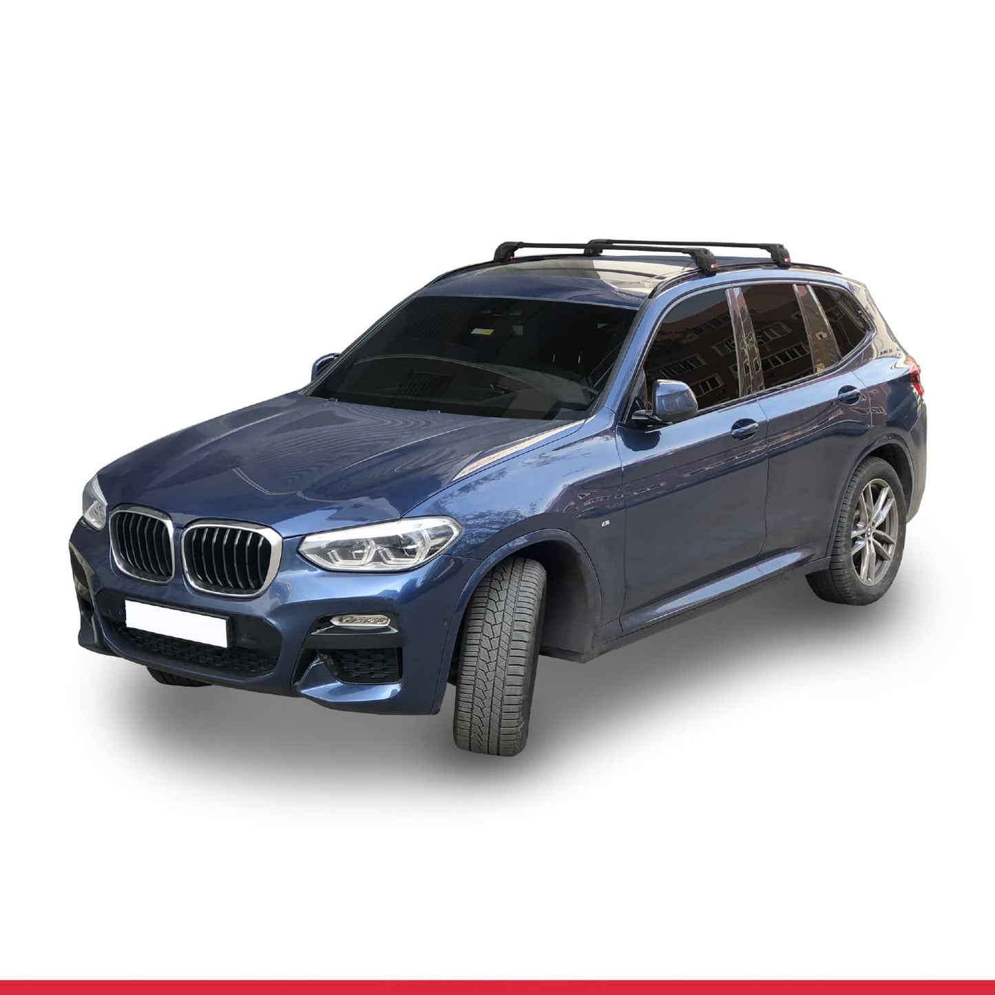 Compatible avec BMW X3 (G01) 2017-2025 ACE-2 modèle Barres de Toit Railing Porte-Bagages de Voiture Noir Aluminium Barres