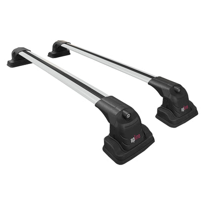 Compatible avec Peugeot Partner Tepee 2008-2018 ACE-3 Barres de Toit Railing Porte-Bagages de Voiture Gris Aluminium 2 Barres