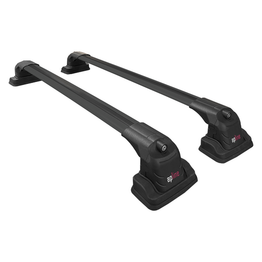 Compatible avec Ford B-Max (B232) 2012-2017 ACE-3 Barres de Toit Railing Porte-Bagages de Voiture Noir Aluminium 2 Barres