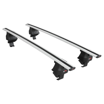 Compatible avec A4 (B6) 2001-2004 ACE-4 Barres de Toit Railing Porte-Bagages de Voiture Gris Aluminium 2 Barres