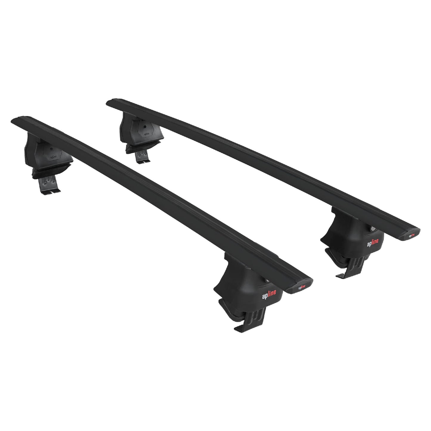 Compatible avec A4 (B9) Pre-Facelift 2016-2019 ACE-4 Barres de Toit Railing Porte-Bagages de Voiture Noir Aluminium 2 Barres