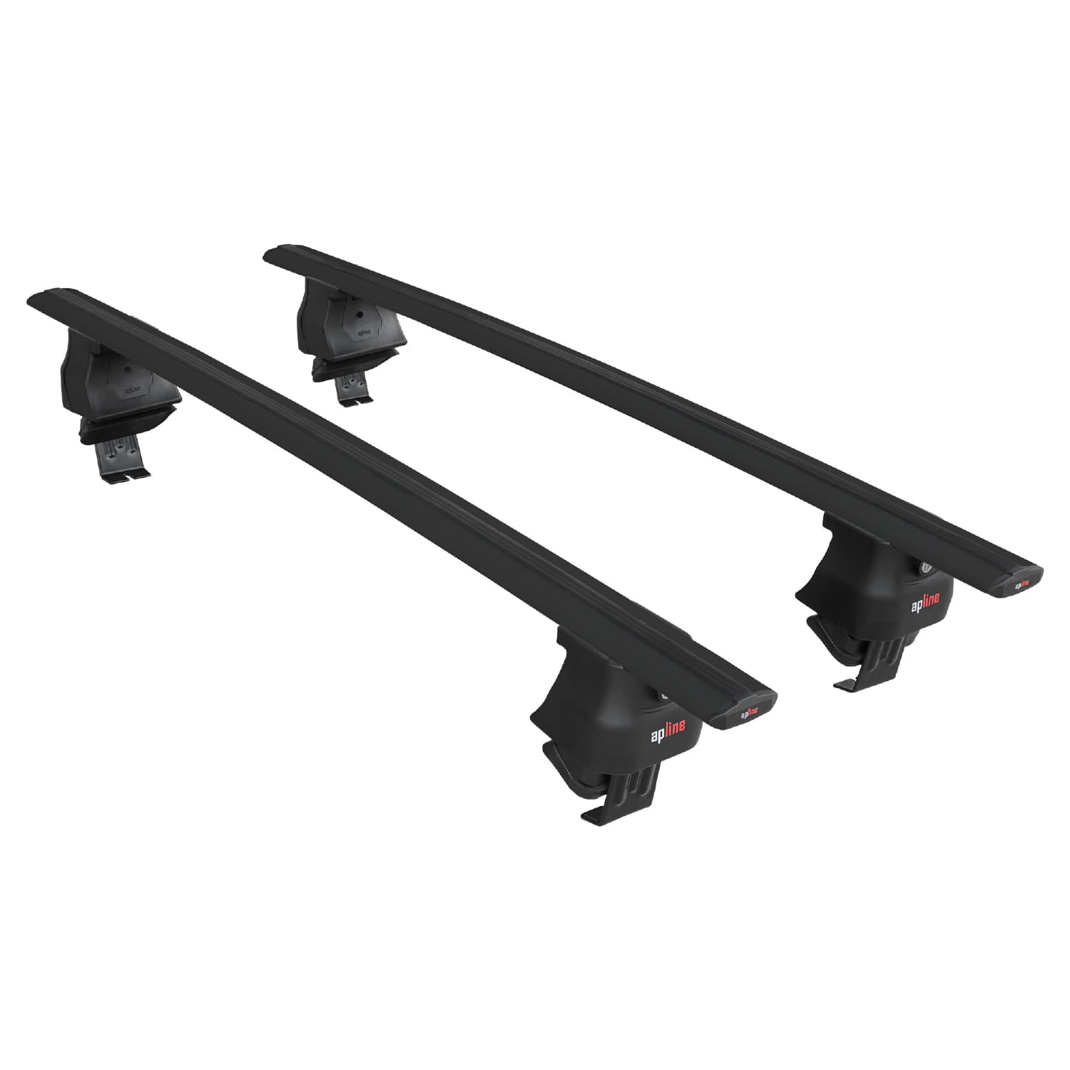 Compatible avec A4 (B9) Pre-Facelift 2016-2019 ACE-4 Barres de Toit Railing Porte-Bagages de Voiture Noir Aluminium 2 Barres