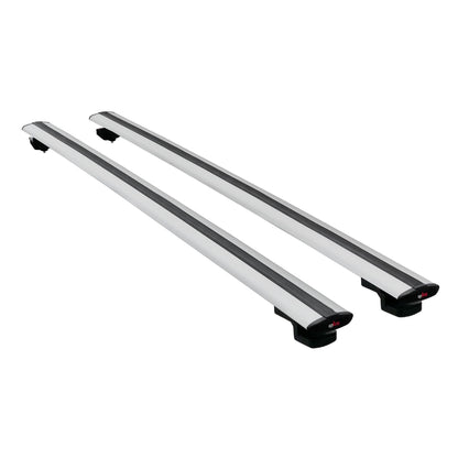Compatible with Peugeot 306 SW 1997-2002 BASIC Model Car Roof Rack Cross Bar Grey Aluminium 2 Bars