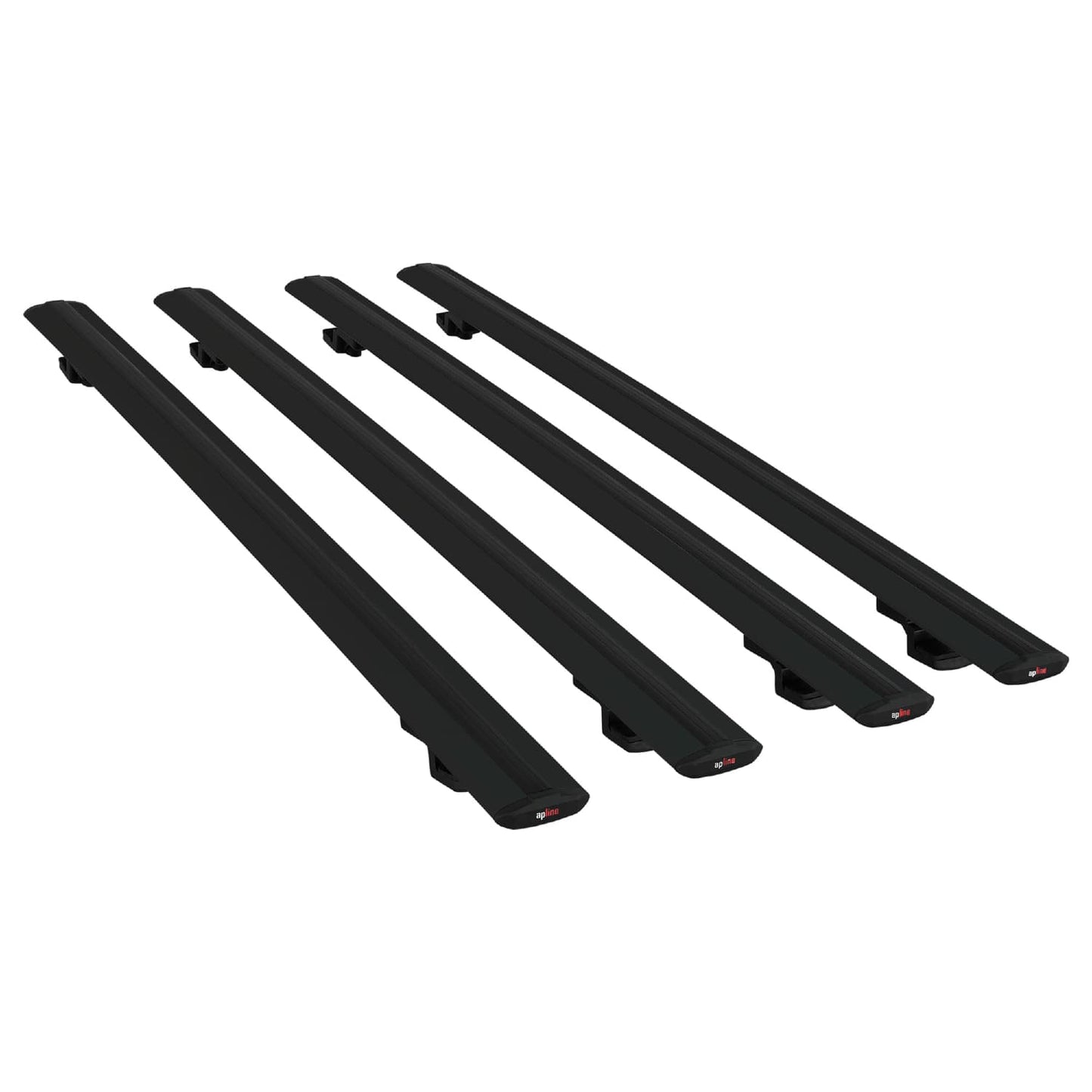 Compatible avec Mercedes Vito 2 (W639) Pre-Facelift 2003-2010 BASIC Model Barres de Toit Railing Porte-Bagages de Voiture Noir Aluminium 4 Barres