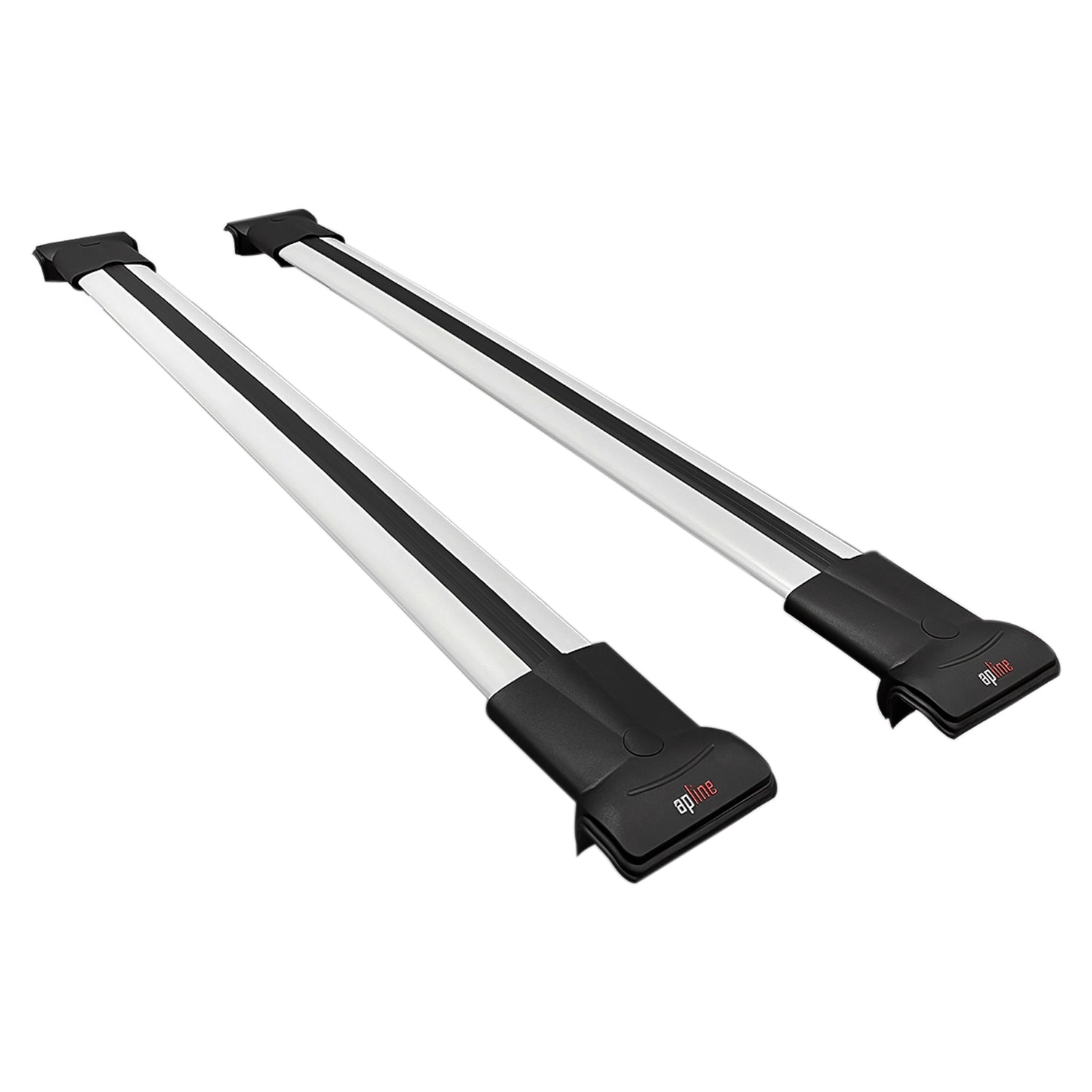 Compatible avec Audi A6 Avant 2001-2005 FLY Model Barres de Toit Railing Porte-Bagages de Voiture Gris Aluminium 2 Barres