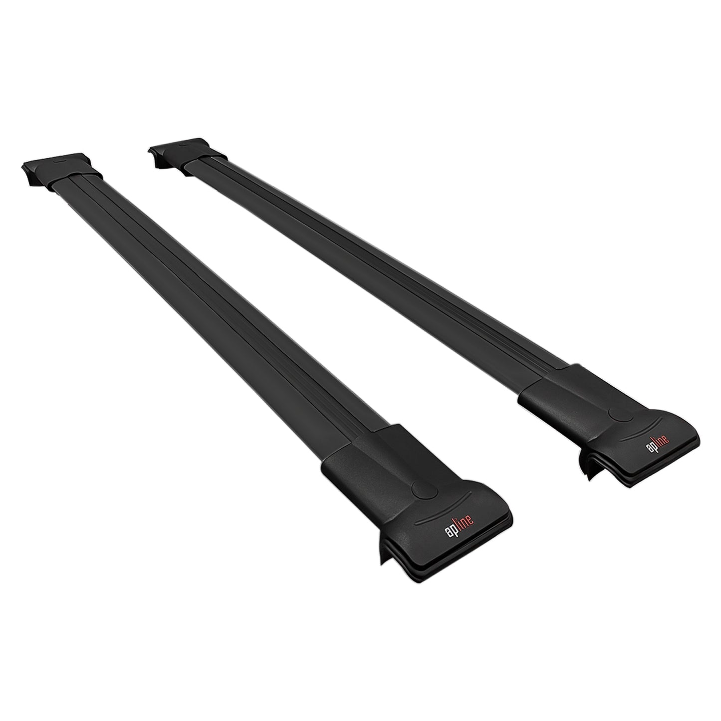 Compatible avec Audi 100 Avanta 1989-1994 FLY Model Barres de Toit Railing Porte-Bagages de Voiture Noir Aluminium 2 Barres