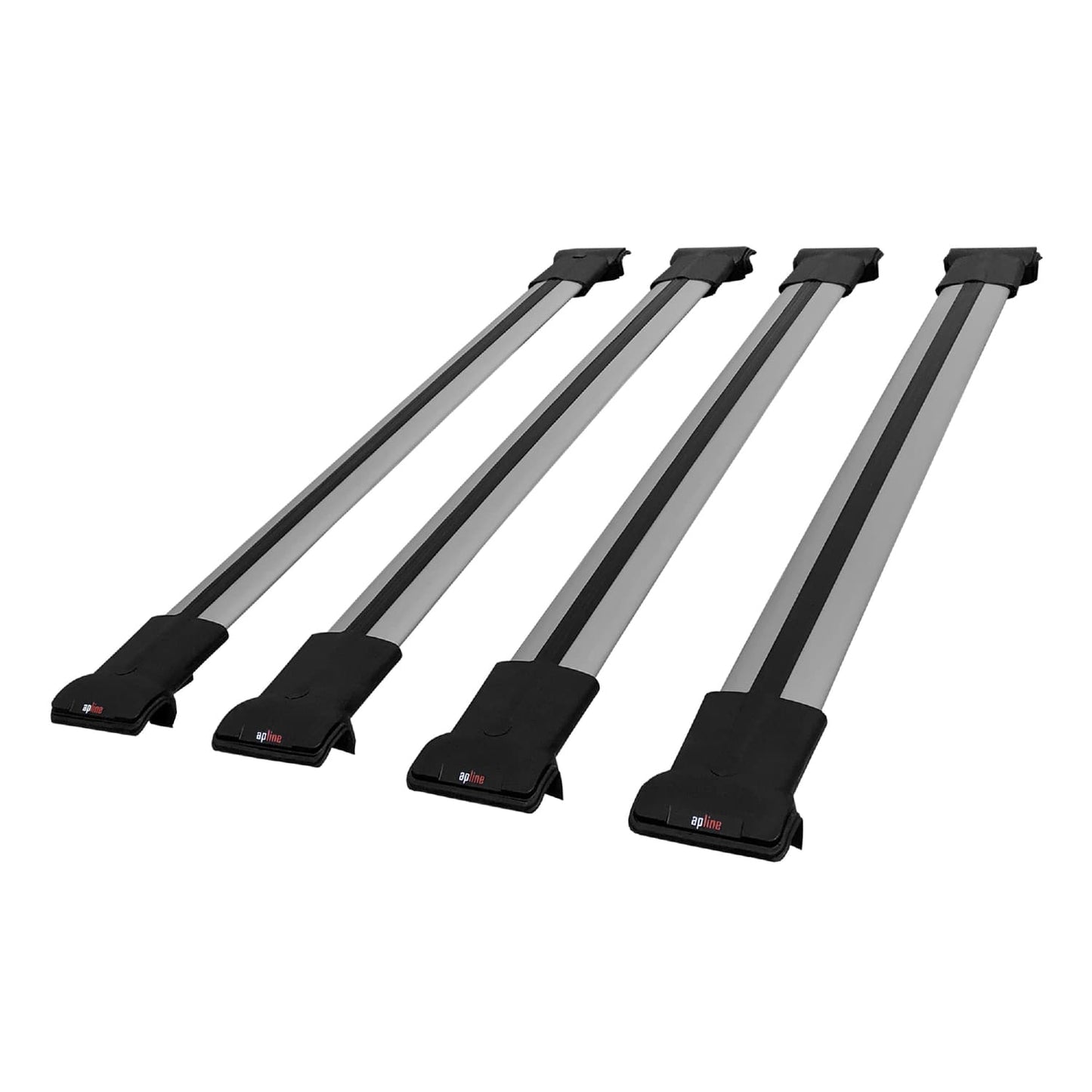 Compatible avec Citroen Berlingo 2 (B9) 2008-2018 FLY Model Barres de Toit Railing Porte-Bagages de Voiture Gris Aluminium 4 Barres