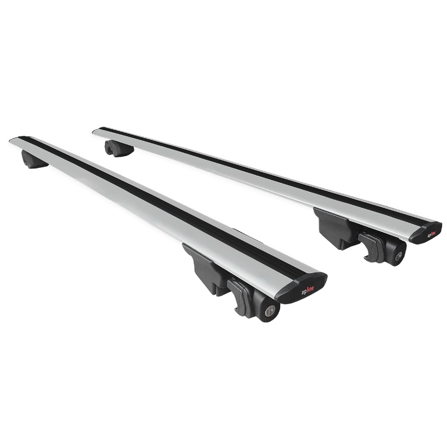Compatible avec Jaguar XF S 2018-2024 HOOK Model Barres de Toit Railing Porte-Bagages de Voiture Gris Aluminium 2 Barres