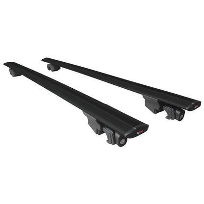 Compatible with Q3 (F3) 2019-2024 HOOK Model Car Roof Rack Cross Bar Black Aluminium 2 Bars
