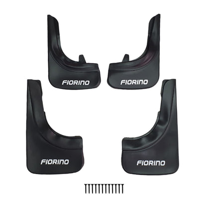Compatible avec Fiat Fiorino 3 2008-2024 Jeu de Bavettes Garde-boue Avant et Arrière de Voiture 4 Pcs Noir