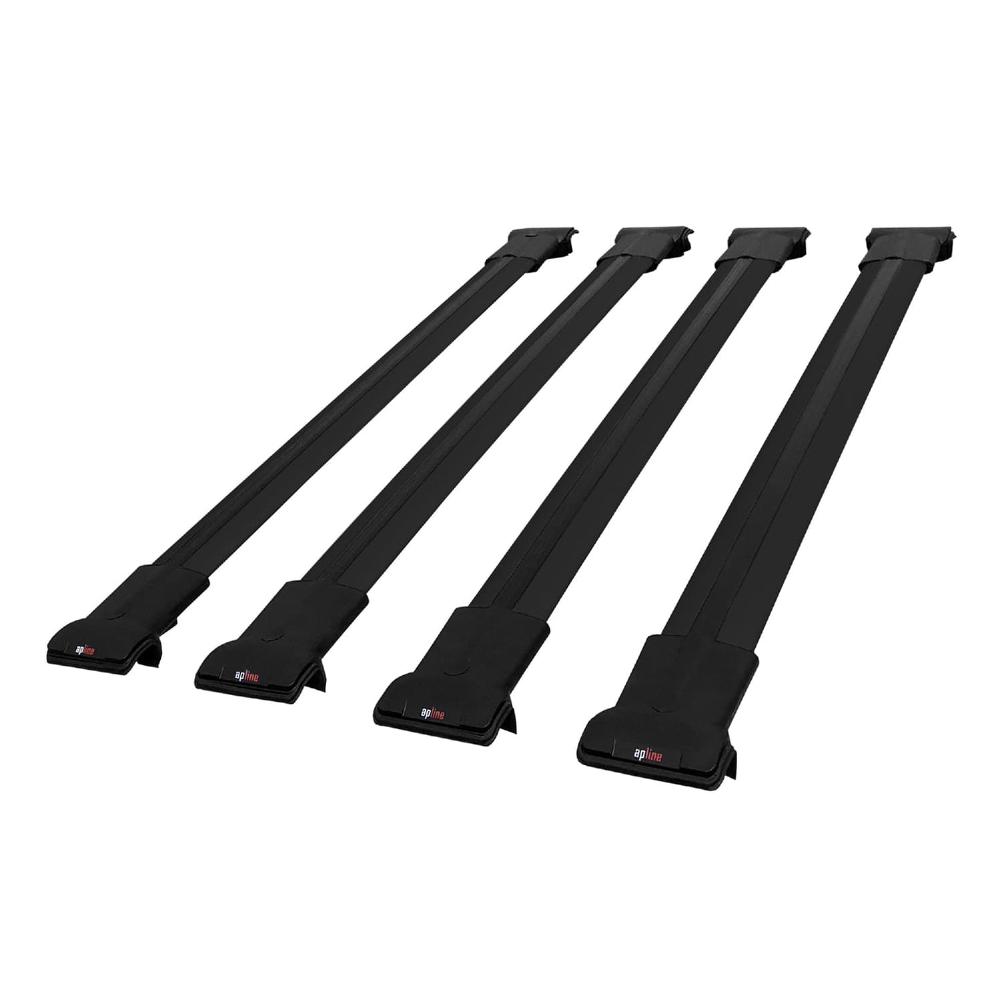 Compatible with Mercedes Vito (W638) 1996-2003 FLY Model Car Roof Rack Cross Bar Black Aluminium 4 Bars