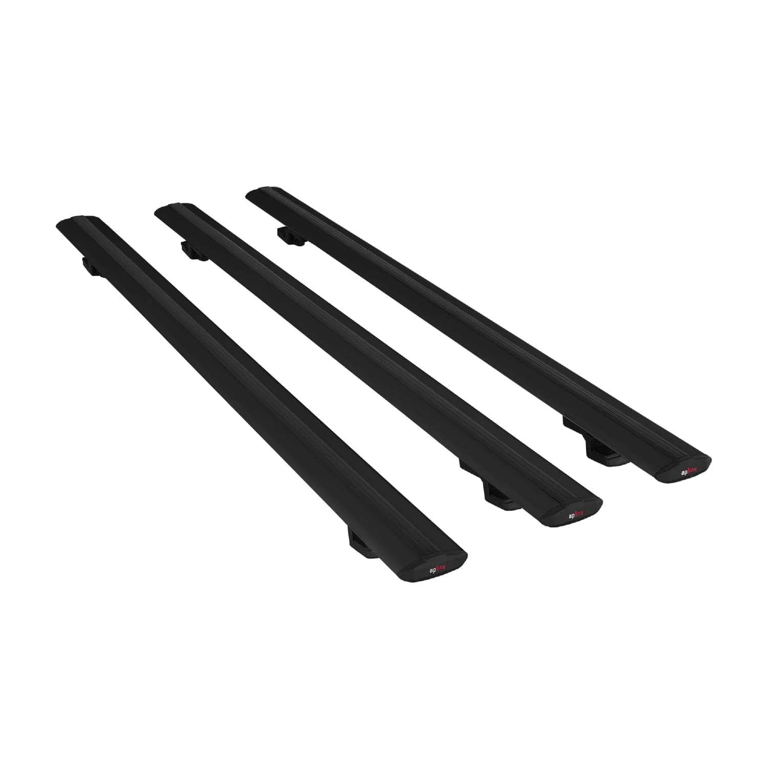 Compatible avec Subaru Crosstrek 2024-2025 BASIC Model Barres de Toit Railing Porte-Bagages de Voiture Noir Aluminium 3 Barres
