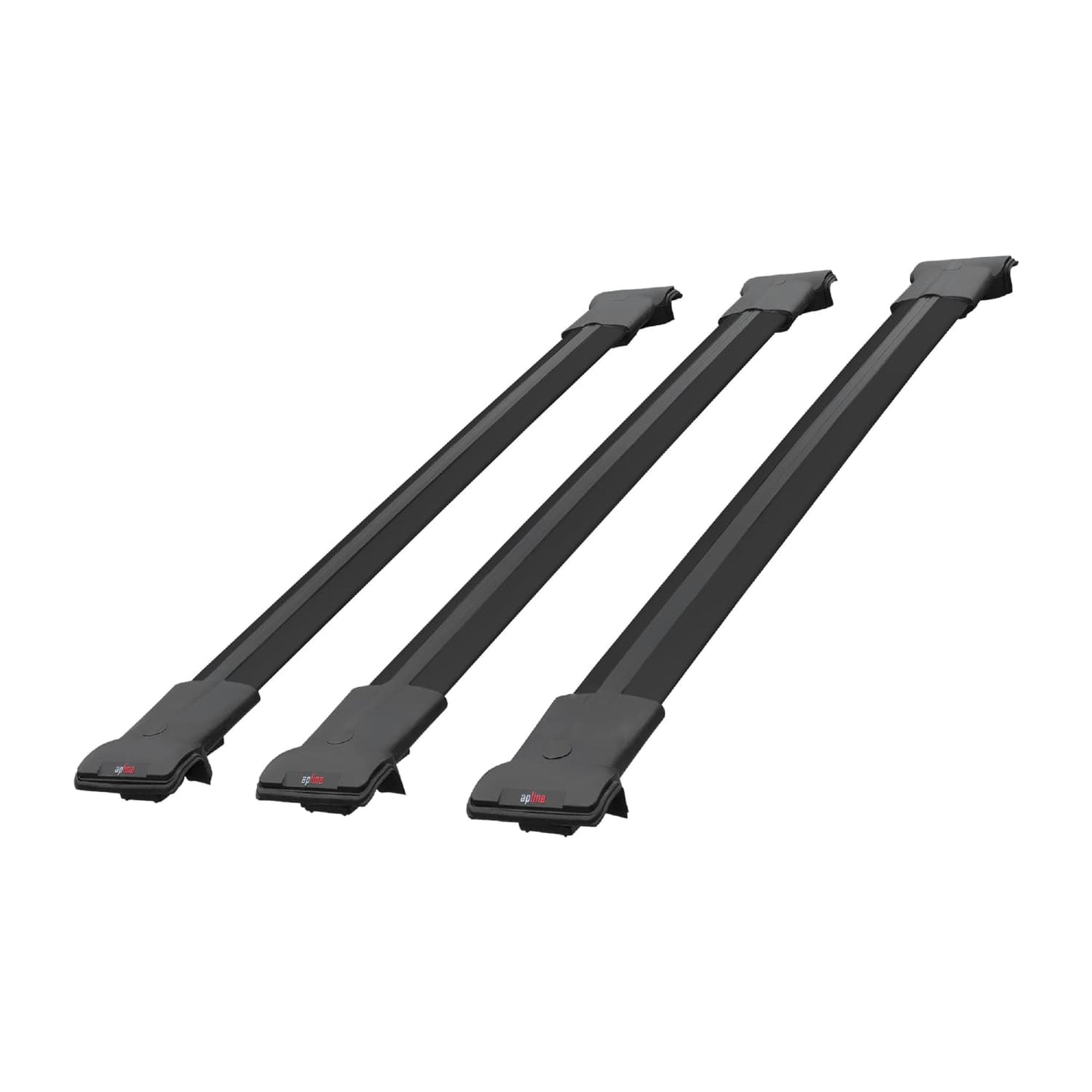 Compatible avec Kia Stonic 2017-2025 FLY Model Barres de Toit Railing Porte-Bagages de Voiture Noir Aluminium 3 Barres